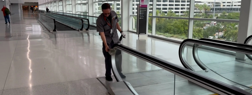 Moving walkways banner