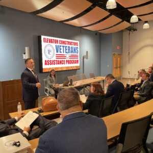 David Morgan, Executive Director, National Elevator Industry Educational Program; Ben Valinsky IUEC-VAP National Director of Programs and Education David Morgan, Executive Director, National Elevator Industry Educational Program; Ben Valinsky IUEC-VAP National Director of Programs and Education