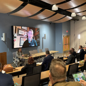 Jason Gray (on screen), IUEC-VAP National Chairman; Ben Valinsky IUEC-VAP National Director of Programs and Education Jason Gray (on screen), IUEC-VAP National Chairman; Ben Valinsky IUEC-VAP National Director of Programs and Education